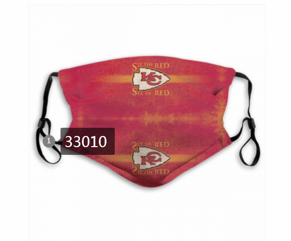 New 2021 NFL Kansas City Chiefs #95 Dust mask with filter